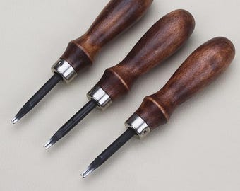 High Carbon Steel Leather Edge Beveler Skiving Tool for DIY Belt Crafting
