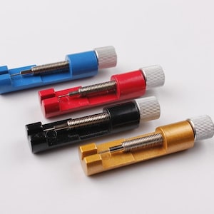 Herramienta para quitar eslabones de reloj, kit de ajuste de correa de reloj de metal, herramienta para reparar correas de reloj, ajustador de relojes profesional