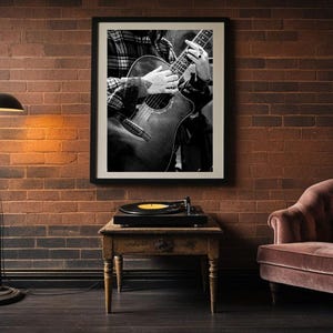 Stampa Fotografica Artistica in Bianco e Nero "Musica e Dettagli"
