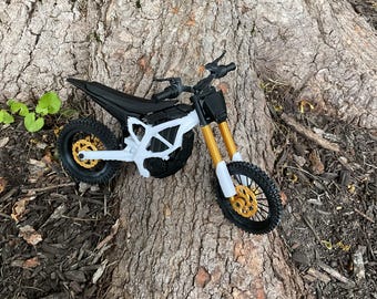 3D Printed Mini Surron Ultra Bee Scale with Working Suspension
