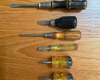 Vintage Wood and Lucite Tools