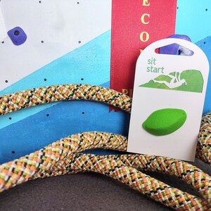 Lime Green Sloper Climbing Hold Pin
