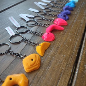 Custom Climbing Hold Keychain
