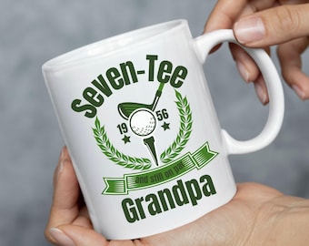 Taza de golf para el 70 cumpleaños, regalo personalizado para golfistas, regalo divertido y personalizado para papá o marido, taza de café para el abuelo.