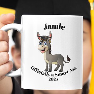 Funny Graduation Gift for Boyfriend, Coffee Mug Customized Grad Gift for Him, Graduation Gifts 2025, Personalised Graduation Present for Her