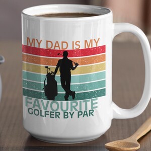 Taza de golf retro para el Día del Padre, regalo divertido para golfistas, idea única de regalo de golf para cumpleaños, regalos de golf para él.