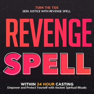 Powerful Revenge Spell - Destroy Your Enemies - Regret - Get Justice - Curse Spell - Same Day Casting - Make Them Suffer