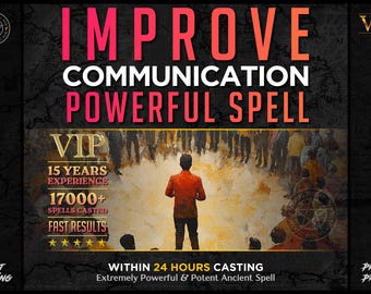 Improve Communication Spell: Clear Blockage, Enhance Skills