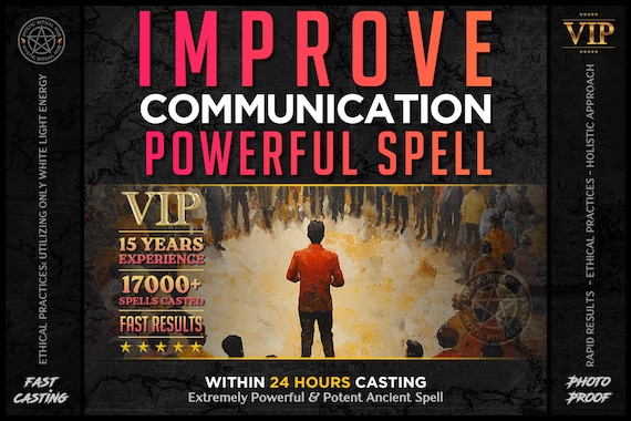 Improve Communication Spell: Clear Blockage, Enhance Skills