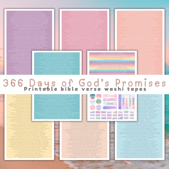 Daily Bible Reminders | Washi Tape Daily Bible Reminders | Washi Tape