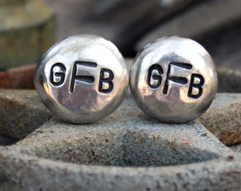 Custom Cuff Links - Personalized Cufflinks - Monogram