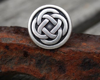 Tie Tack - Lapel Pin - Silver Celtic Knot