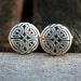 Cufflinks - Cuff Links - Silver Celtic Eternal Knot 