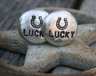 Cufflinks - Cuff Links - Lucky Horseshoe