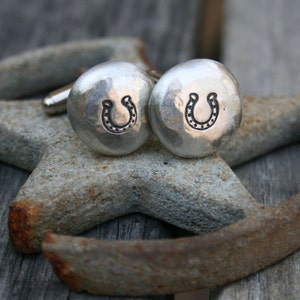 Cufflinks Cuff Links Horseshoe image 1