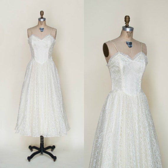 vintage tea dress wedding