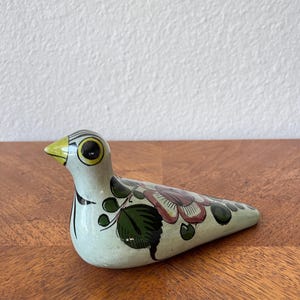 Vintage Ceramic Tonala Style Bird Figurine