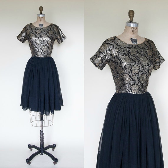 1950s Dress, Vintage Cocktail Dress