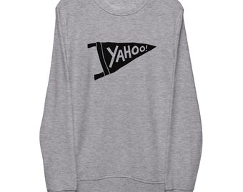 Unisex Organic Sweatshirt Yahoo Banner Pendant Original Art Illustration