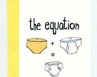 A2 Greeting Card - The Equation