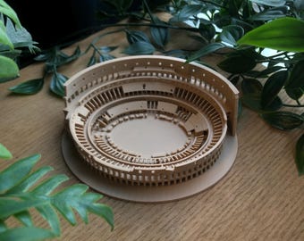 3D-Printed Colosseum Replica | Iconic Roman Amphitheater Miniature | Ancient Roman Architecture Decor | Historical Landmark Showpiece