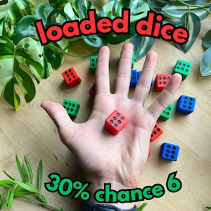 30% Schabernack – Schabernack 30% 6 – Schabernack – Scherztrick – Scherztrick – Scherzgeschenk – Better Würfel – Scherztrick