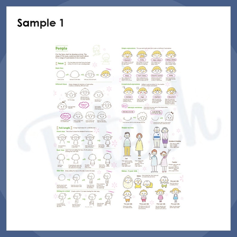 Drawing How to Draw Cute Doodles Over 1,000 Illustrations, Doodle Book ...