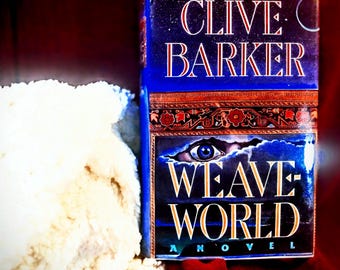 Vintage Clive Barker Weaveworld A Novel 1987 Poseidon Press Hardcover BCE Fantasy Horror Book