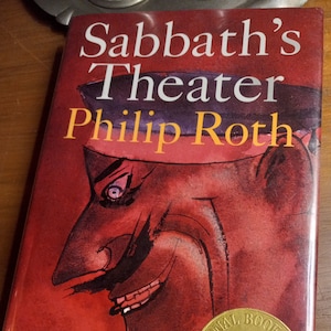 philip roth vintage novel sabbath&#39;s theater 1995 houghton mifflin 1st edition 1st print hardcover literature fiction book