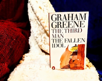 Vintage Graham Green Paperback The Third Man / The Fallen Idol 1985 Penguin Books Mystery Crime Fiction