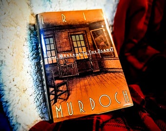 Vintage Iris Murdoch Novel The Message to the Planet 1990 Viking 1st Edition 1st Print Hardcover