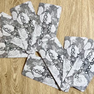 Note di scena di Rosie Bucks / Soldi falsi / Budgeting in contanti / Inserimento di contanti / Raccoglitori di budget / Risparmio di denaro / Budgeting in contanti