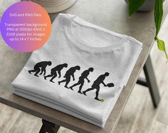 Pickleball Evolution Design: SVG & PNG Files