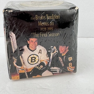 NHL Boston Bruins The Final Season 1994-1995 Game Puck Shadow Box SEALED