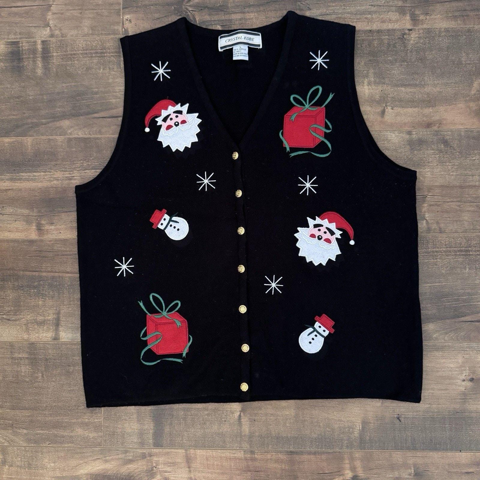 Gilet Femme CRYSTAL KOBE Gris - Motif Bonhomme De Neige, Fermeture éclair, Pour Noël Ou Vacances