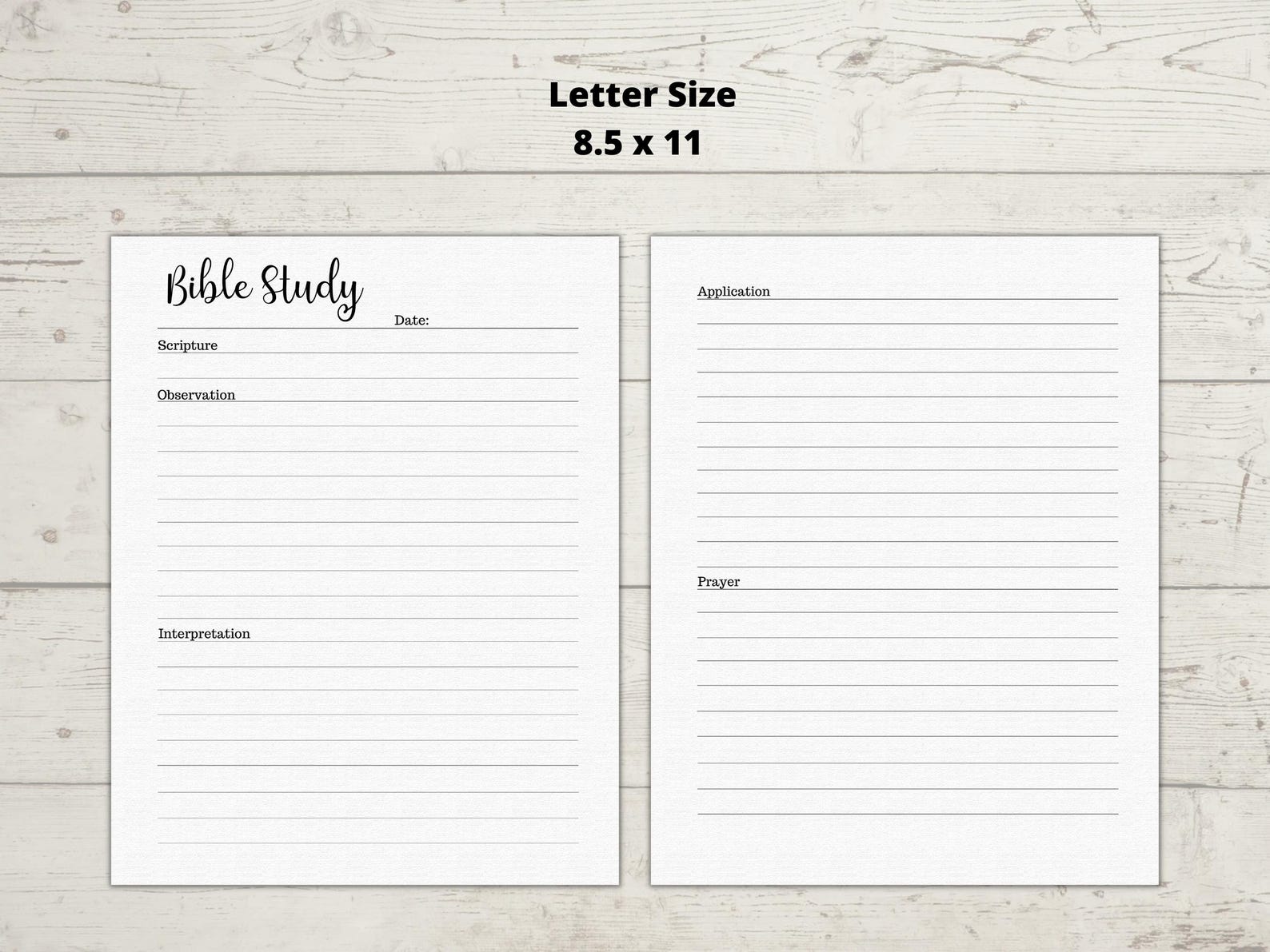 Bible Study Printable, Bible Study Journal, Christian Journal Printable ...