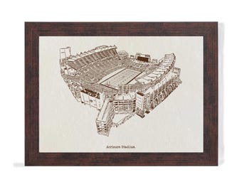Acrisure Stadium Pittsburgh Steelers Art Print: Hand-Drawn Pen & Ink Illustration