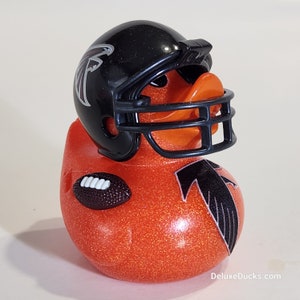 ATLANTA FALCONS Rubber Duck Gift Bedazzled Duck Cruise Dashboard Ducks