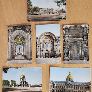 Cartão postal dos anos 1950 Paris França Les Invalides Hospital Museum Unposted 1