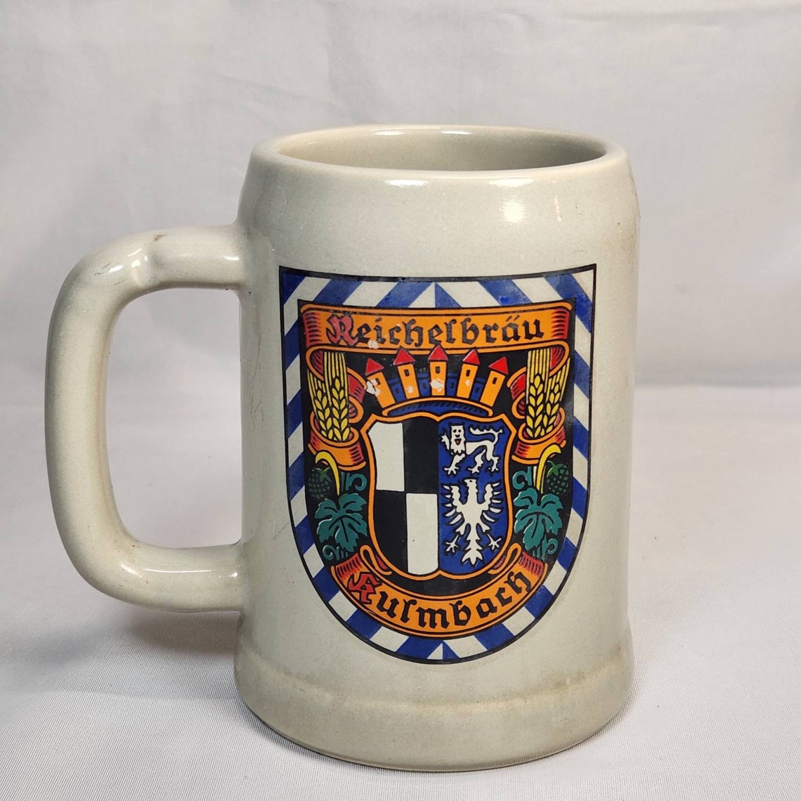 Vintage German Beer Mug Stein Reichelbrau Kulmbach USA Etsy