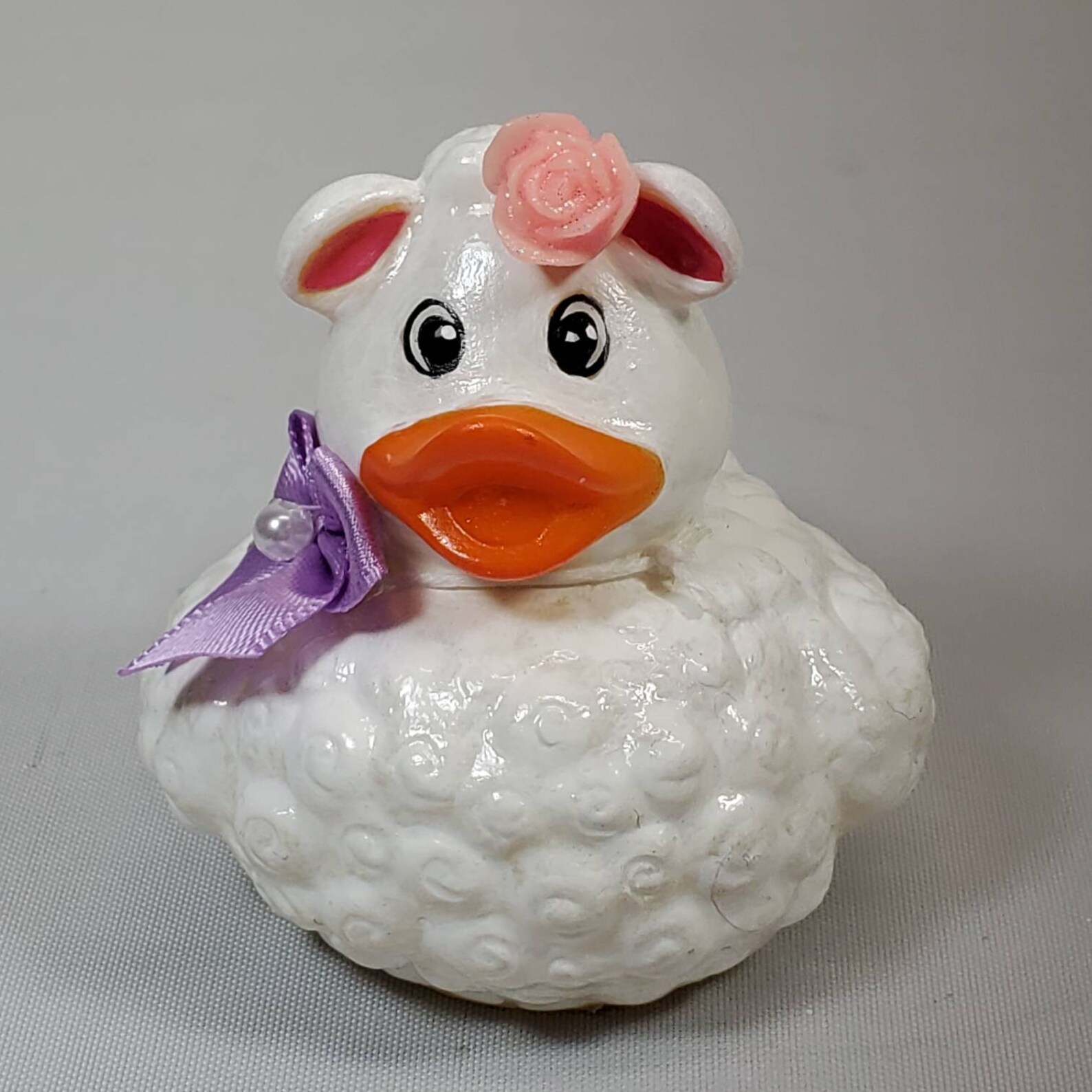 WOOLY WADDLER Rubber Duck Ducks Gift White Sheep Bedazzled Etsy