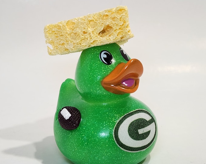 CHEESEHEAD Rubber Duck Green Bay Packers Jeep Ducks Jeep Gift Wisconsin