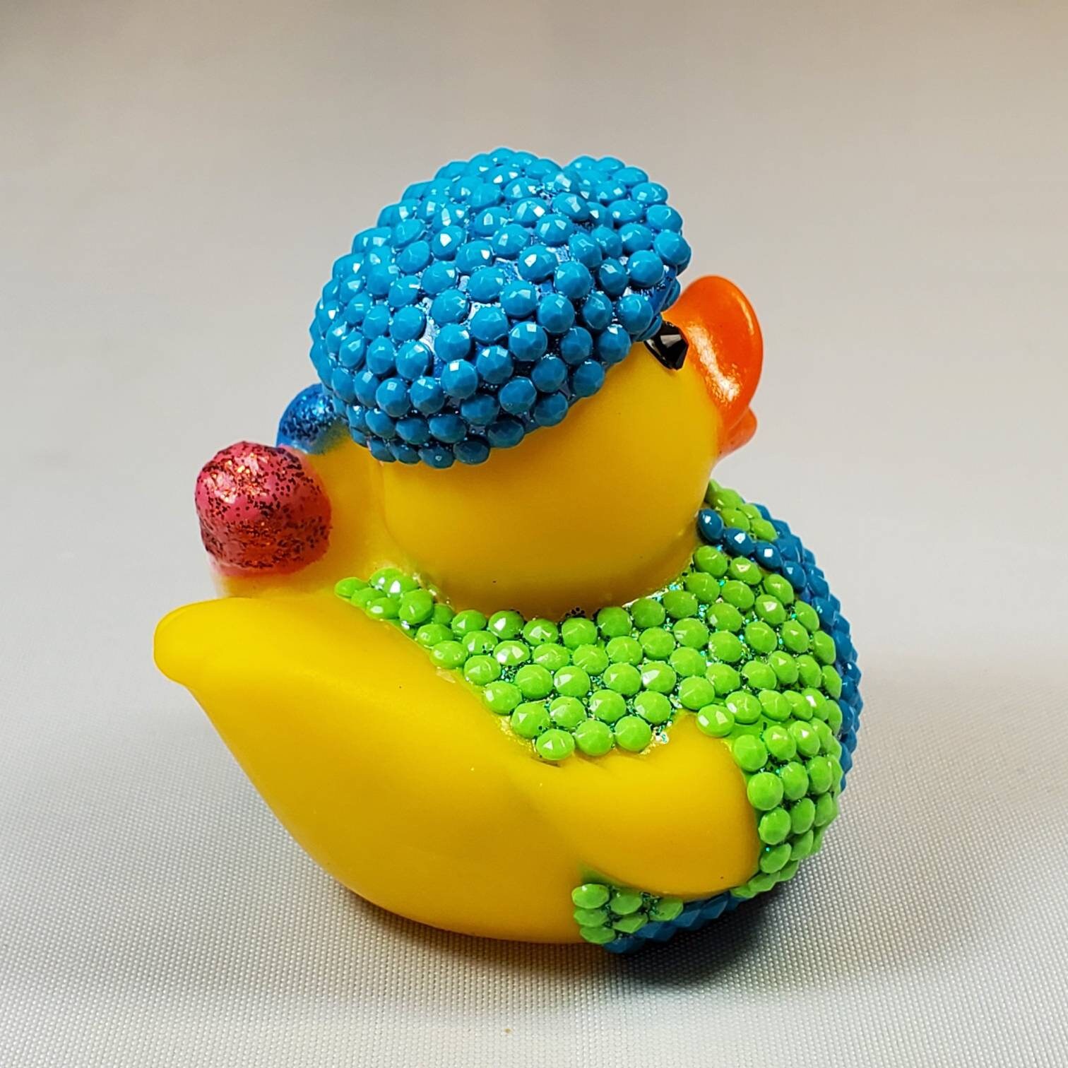BILL Mcflapper Rubber Duck Ducks Gift Painter Bedazzled Bling Collectible  Gift Rubber Ducks Cruise Ducks 