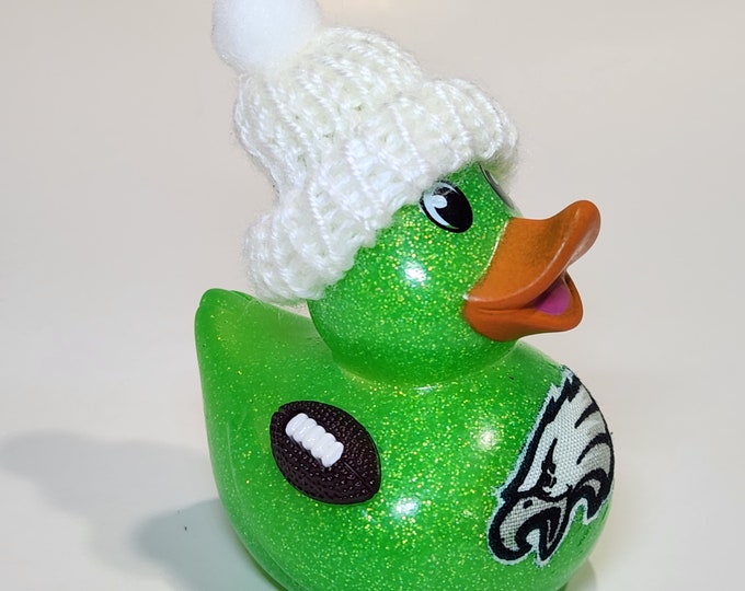 Reservedphiladelphia EAGLES Rubber Duck Gift Bedazzled Duck Cruise
