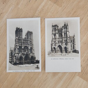 Années 40, France, Cathédrale, Amiens, Reims, Sans affectation, 53
