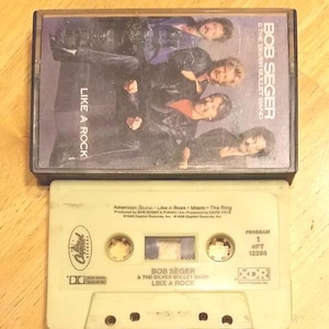 BOB SEGER SILVER Bullet Band-Like A Rock Cassette Tape Miami The Ring Tightrope