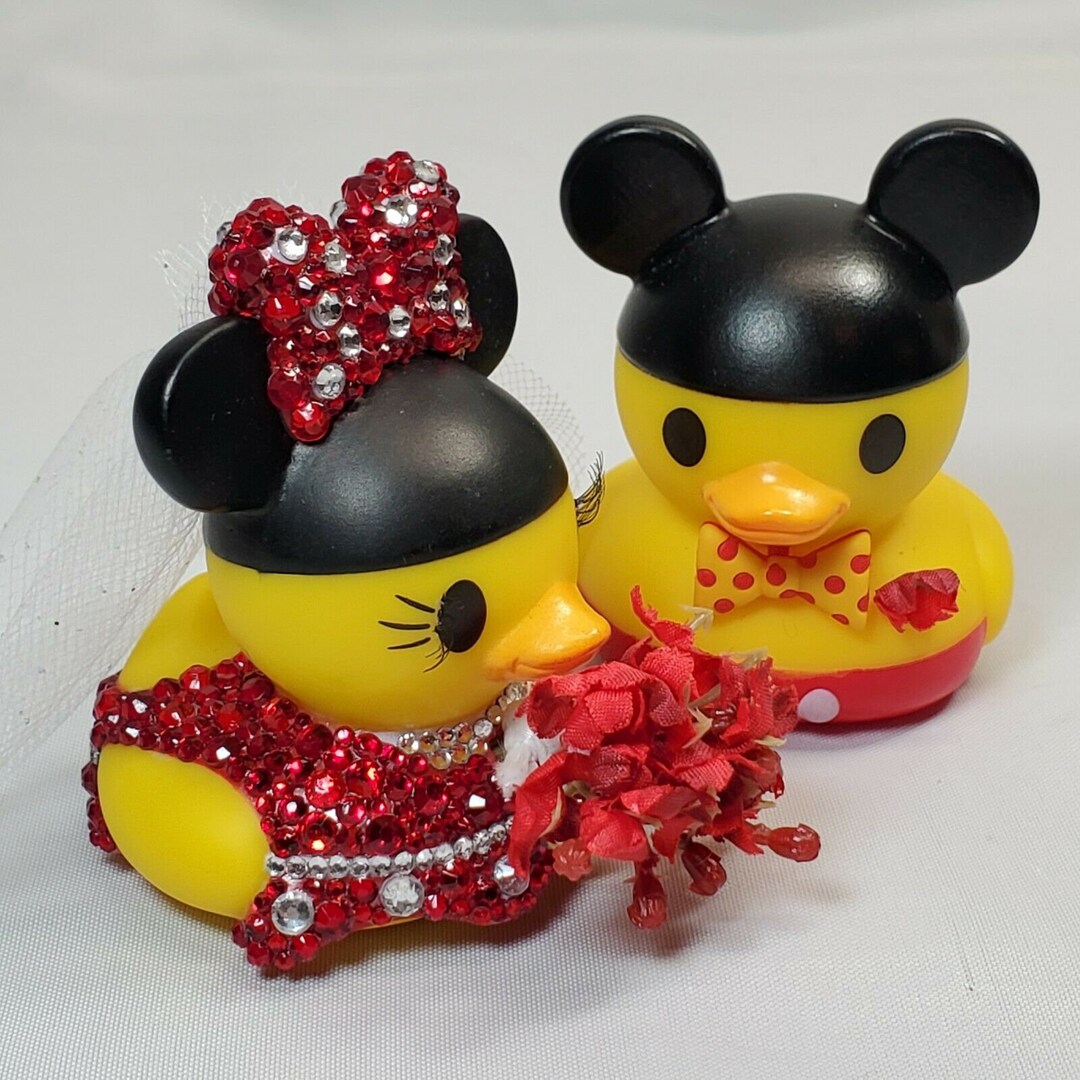 MR and MRS MICKEY Mouse Minnie Rubber Duck Gift Bride Groom Etsy