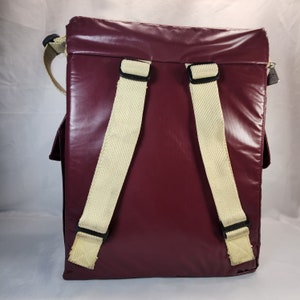 Vintage Big Chill Cooler 1980s Backpack Insulated Burgundy Soft Sided ...
