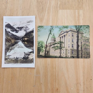 Pocztówki z lat 40. XX w. Kanada Seminaire De Saint-Hyacinthe Chalet Lake House Opublikowano 16