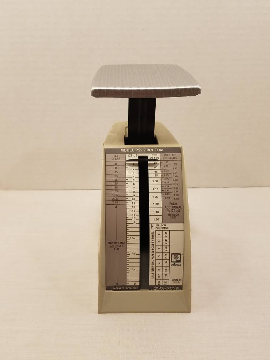Vintage Postal Scale Pelouze 1988 2 Pounds Model P22 Etsy